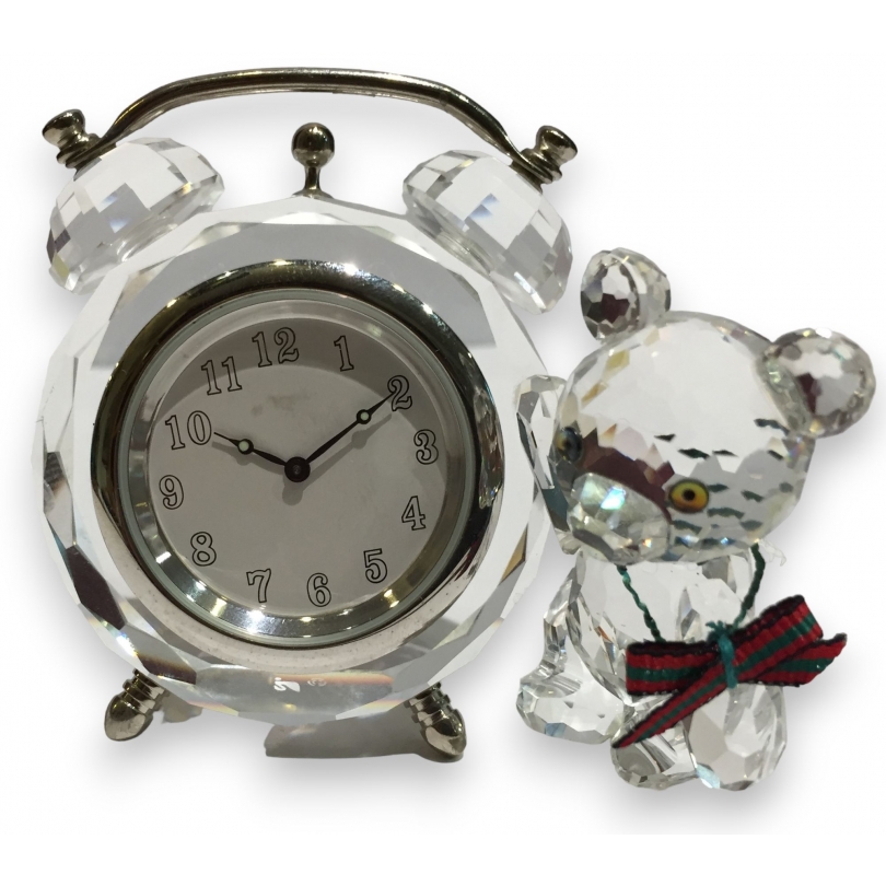  Cristal Swarovski "Montre de table avec sur  Moinat SA  - Antiquités décoration
