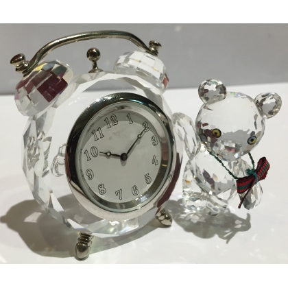  Cristal Swarovski "Montre de table avec sur  Moinat SA  - Antiquités décoration