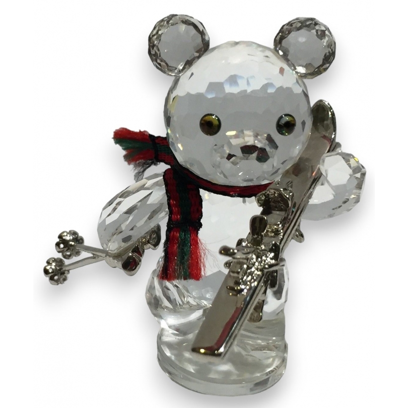 Cristal Swarovski "Ourson skieur Kris sur  Moinat SA  - Antiquités décoration