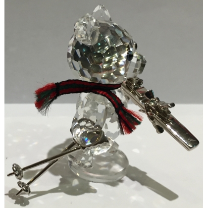  Cristal Swarovski "Ourson skieur Kris sur  Moinat SA  - Antiquités décoration