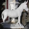  Sculpture "Âne", en marbre blanc de sur  Moinat SA  - Antiquités décoration
