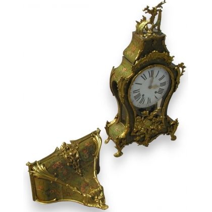 Louis XV Verni Martin clock wi