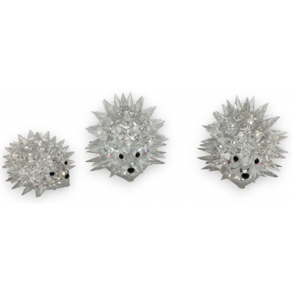 Lot de 3 Cristaux Swarovski \"Hérisson,