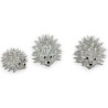 Lot de 3 Cristaux Swarovski \"Hérisson,