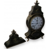 Mantel clock, green, Neuchâtel.