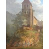 Paintings | Painting: ‘The Church at Ringenberg, Lake Brienz’. Moinat SA  – Antiques and home décor