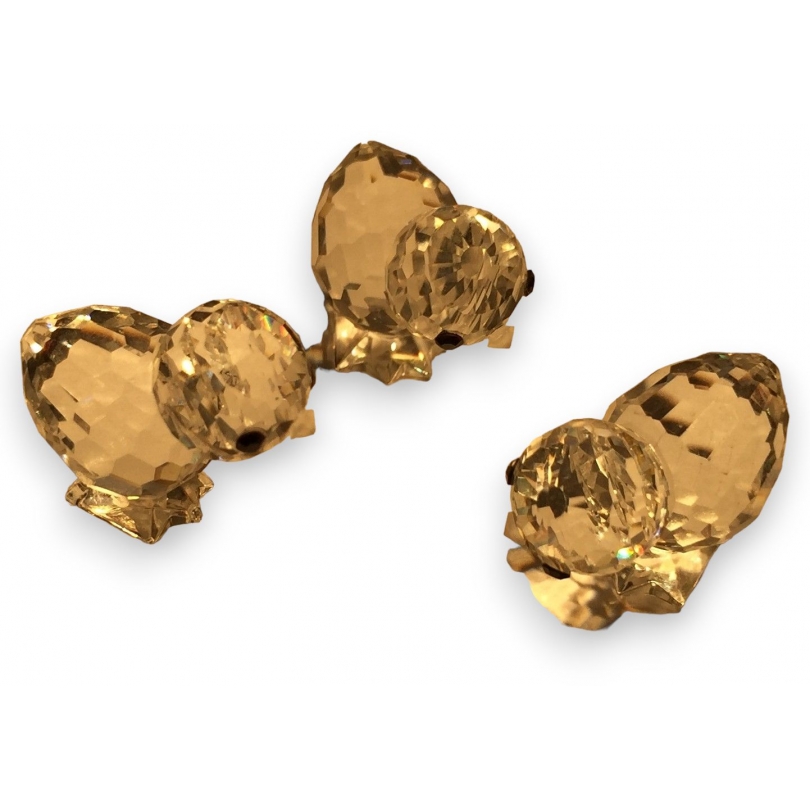  Cristal Swarovski "3 poussins" par sur  Moinat SA  - Antiquités décoration