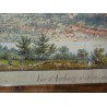 Aquarelle sur papier "Vue d'Aarburg et  sur Moinat SA  - Antiquités décoration -  Gravures, Lithos