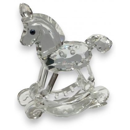 Cristal Swarovski \"Cheval à bascule\"