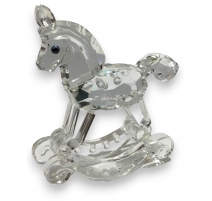 Cristal Swarovski "Cheval à bascule"