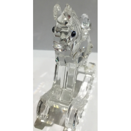 Cristal Swarovski \"Cheval à bascule\"
