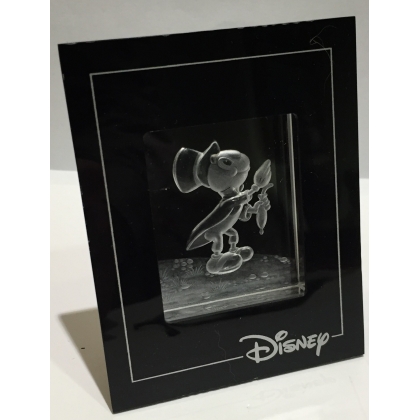  Bloc en cristal gravé "Jiminy Cricket", Disney sur  Moinat SA  - Antiquités décoration