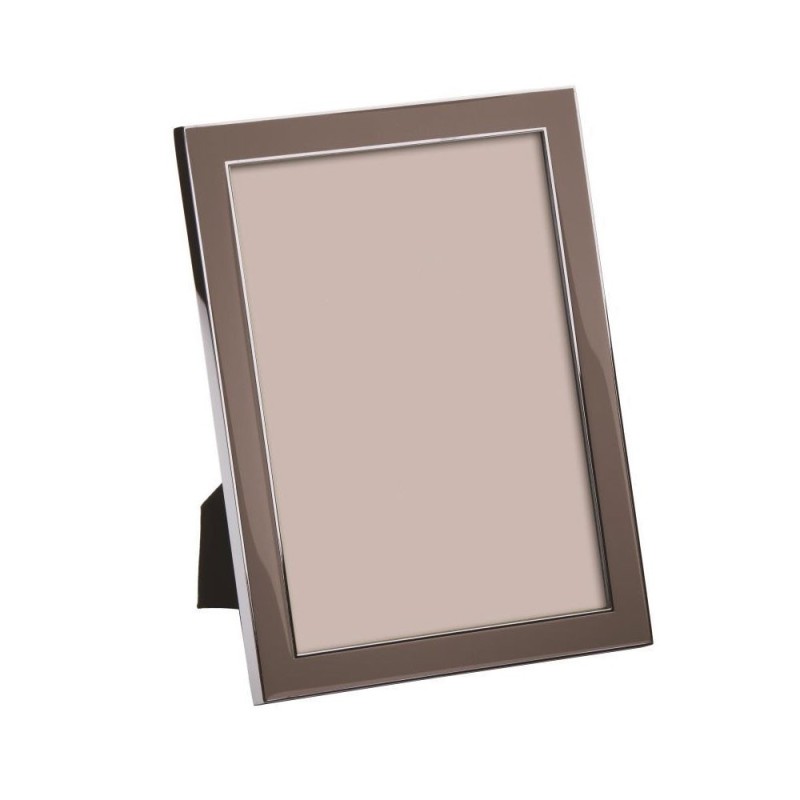 Cadre photo émaillé taupe, grand sur Moinat SA  - Antiquités décoration 