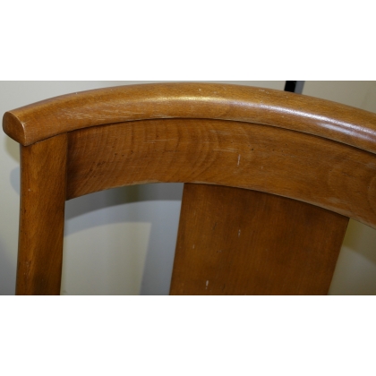 Chaise gondole style Empire en hêtre +