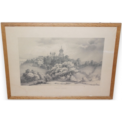 Engraving ‘Vufflens’ by H. TERRY (Henry) at Moinat SA – Antiques and decorative items – Engravings, lithographs