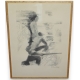 Lithographie "La pêche" H.C. signée M.