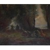 Paintings | Oil on canvas ‘Country Dance’, not by Moinat SA  – Antiques and home décor