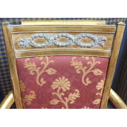 Gilded Directoire-style armchair from  Moinat SA  - Antiques and interior design