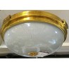 Round gilded bronze ceiling light by  Moinat SA  - Antiques and home décor