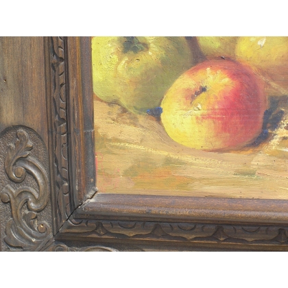 Paintings | Pair of oil-on-wood paintings, ‘Still Lifes’, Moinat SA  – Antiques and home décor