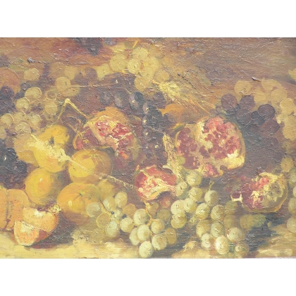 Paintings | Pair of oil-on-wood paintings, ‘Still Lifes’, Moinat SA  – Antiques and home décor