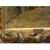 Paintings | Oil on canvas painting ‘Sous les Arcades’ by Moinat SA  – Antiques and home décor