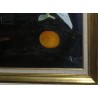 Paintings | Oil on canvas painting ‘Rooster and Parakeet’ by Moinat SA  – Antiques and home décor