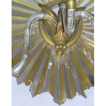 Pair of Art Deco "Soleil" wall lights by Moinat SA – Antiques and home décor