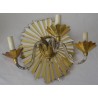  Applique Art Déco "Soleil" à 3 bras, sur  Moinat SA  - Antiquités décoration
