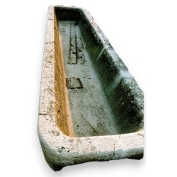 Rechteckiger Brunnen aus Jura-Stein bei Moinat SA – Antiquitäten und Dekoration