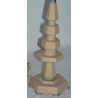  Lampe à facettes, en bois peint. sur  Moinat SA  - Antiquités décoration