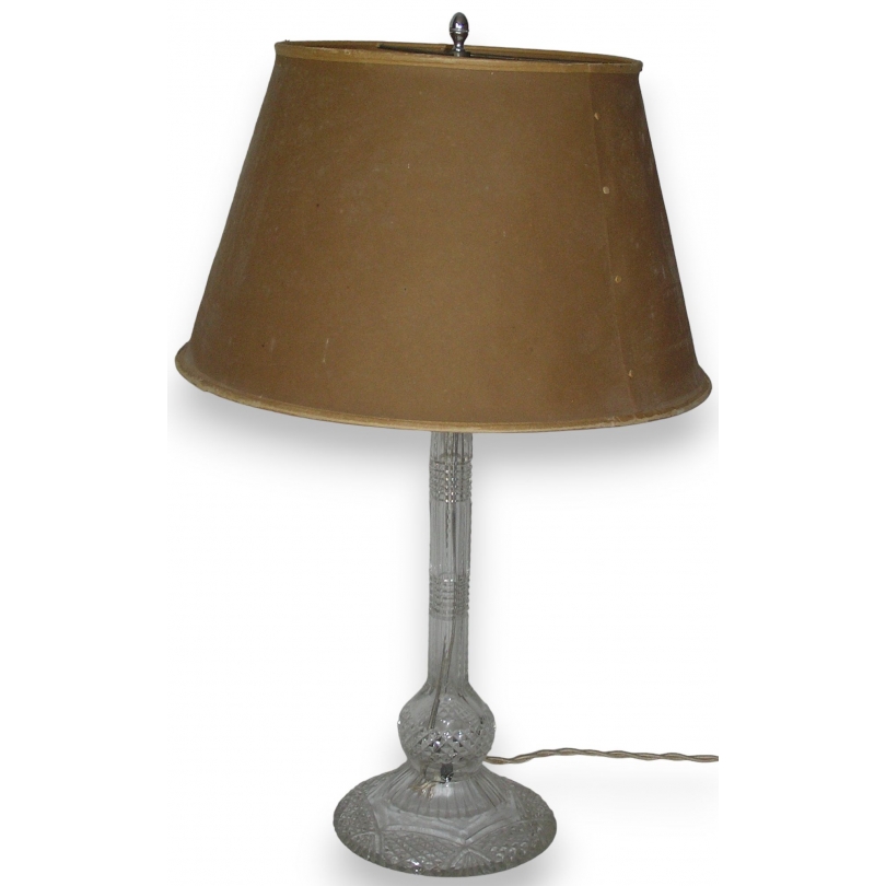  Lampe, en cristal taillé. sur  Moinat SA  - Antiquités décoration