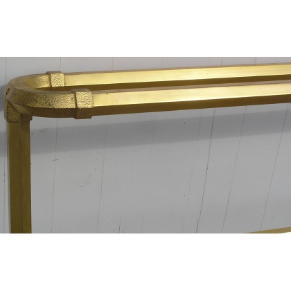 Radiator, gold-coloured steel tumble dryer at  Moinat SA  - Antiques and home décor