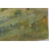 Paintings | Oil painting on cardboard, ‘Berge in Moinat SA’ – Antiques and home décor