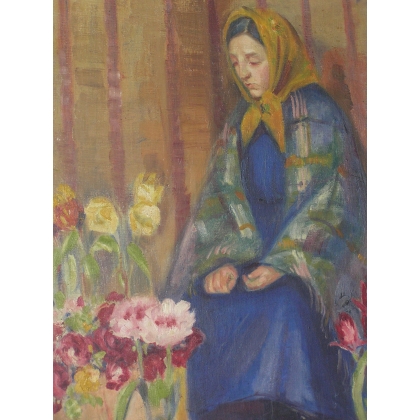 Paintings | Oil painting on canvas mounted on Moinat SA  - Antiques and home décor