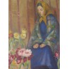 Paintings | Oil painting on canvas mounted on Moinat SA  - Antiques and home décor