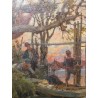 Paintings | Painting entitled ‘Fishermen’, signed AERNI. Moinat SA  – Antiques and home décor