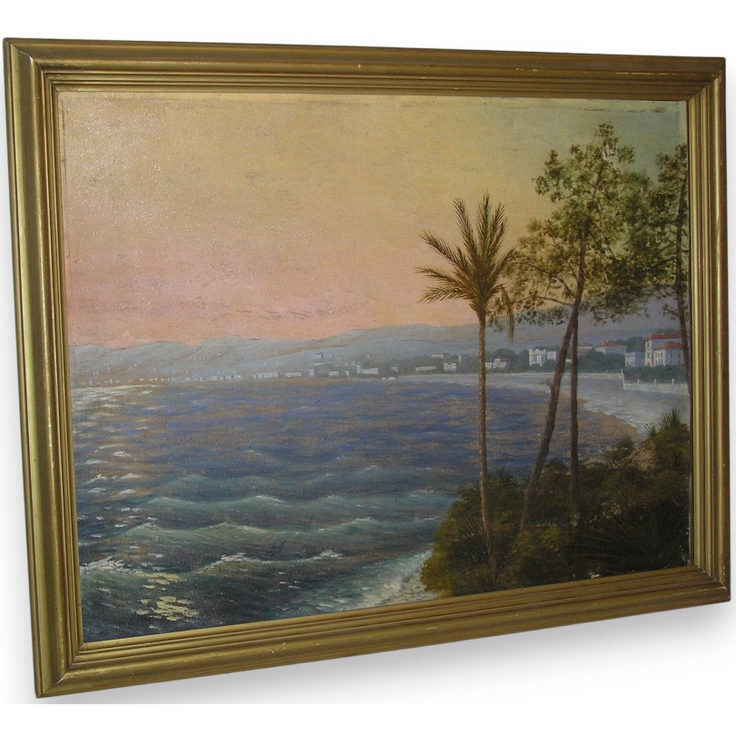 Paintings | Naïve oil painting on mounted canvas by Moinat SA  - Antiques and home décor
