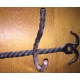 Porte-manteaux en fer forgé à 3
