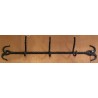 3-hook wrought-iron coat rack from Moinat SA – Antiques and home décor