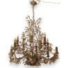 12-light brass chandelier. Available from  Moinat SA  - Antiques and home décor
