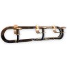 Brass coat rack with 3 hooks at Moinat SA – Antiques and home décor