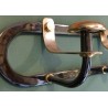 Brass coat rack with 3 hooks at Moinat SA – Antiques and home décor