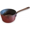 Casserole en cuivre et manche en fer