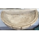 Lavabo en marbre beige