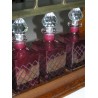 Tantalus wooden carafe holder, set of 3, from Moinat SA – Antiques and home décor