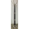 Chrome-plated, upholstered free-standing coat rack by Moinat SA – Antiques and home décor
