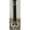 Chrome-plated, upholstered free-standing coat rack by Moinat SA – Antiques and home décor