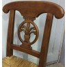 Children’s chair with straw seat and carved backrest by Moinat SA – Antiques and home décor