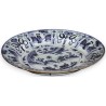 Round plate from DELFT. Decorated with figures. Available from  Moinat SA  - Antiques and home décor